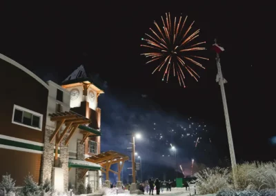 New Year’s Eve fireworks in Stony Plain
